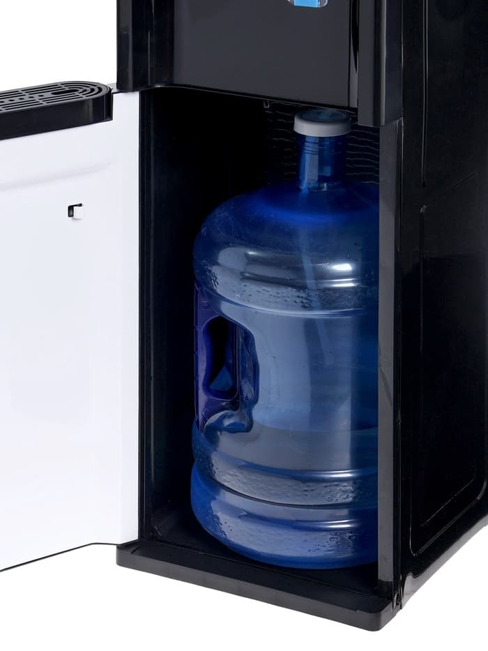 Кулер для воды AquaWork J-41LDS, 450 Вт, нагрев, охлаждение до 12º С, нижняя загрузка, серый