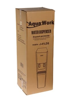 Кулер для воды AquaWork J-41LDS, 450 Вт, нагрев, охлаждение до 12º С, нижняя загрузка, серый