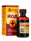 Раствор йода водно-спиртовой 5%, средство дезинфицирующее, кожный антисептик