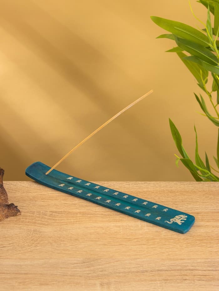 Подставка под благовония «Слон», 25.5 см, дерево, МИКС