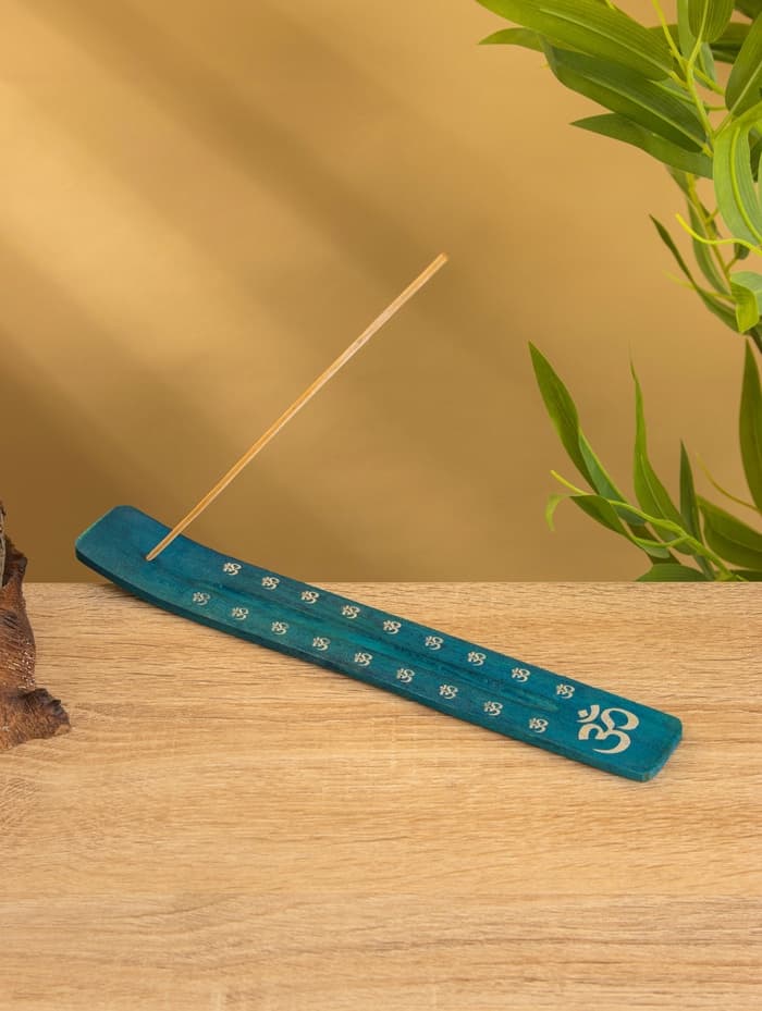 Подставка под благовония «Ом», 25.5 см, дерево, МИКС