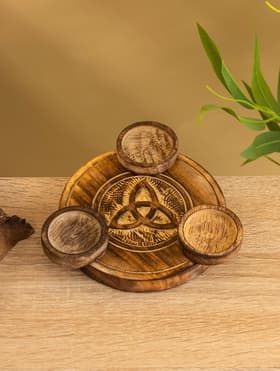 Подставка под благовония «Трикверт», 16.5 см, дерево