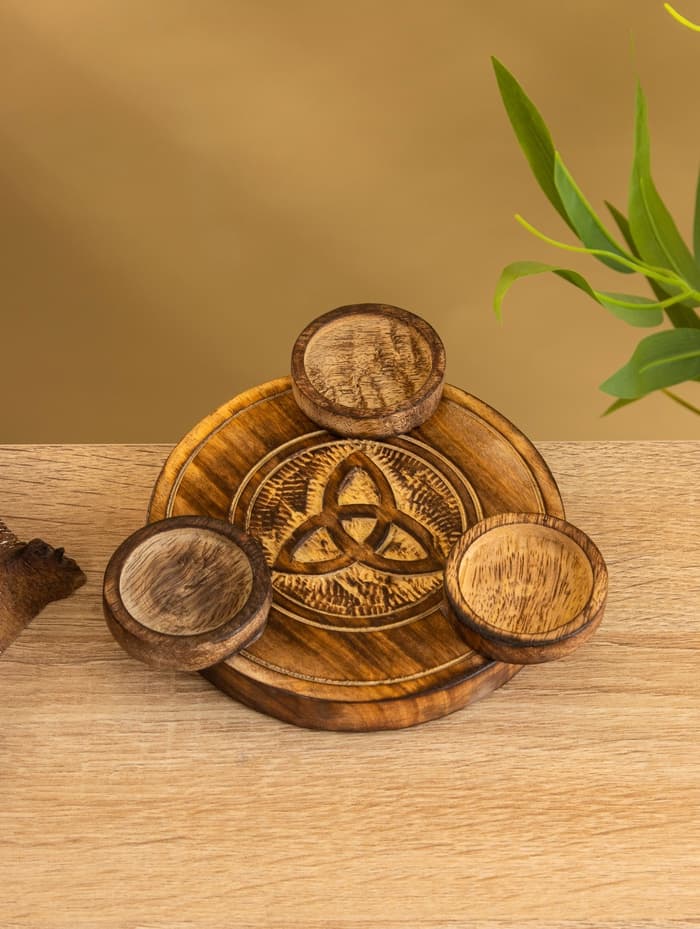 Подставка под благовония «Трикверт», 16.5 см, дерево