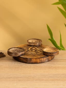 Подставка под благовония «Трикверт», 16.5 см, дерево