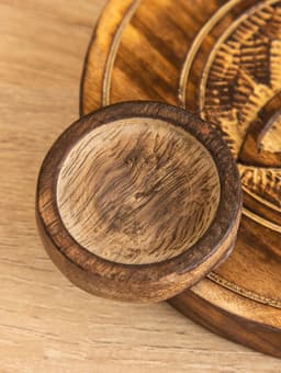 Подставка под благовония «Трикверт», 16.5 см, дерево