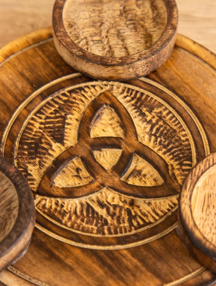 Подставка под благовония «Трикверт», 16.5 см, дерево