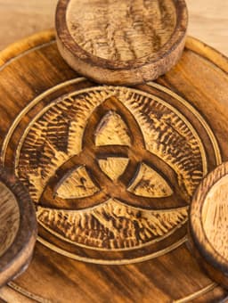 Подставка под благовония «Трикверт», 16.5 см, дерево