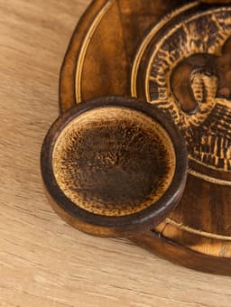 Подставка под благовония «Ом», 16.5 см, дерево