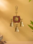 Сувенир подвеска «Солнце», 16×8.5 см, латунь