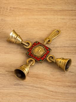 Сувенир подвеска «Солнце», 16×8.5 см, латунь