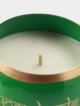 Свеча в чаше Yoga heal the soul, 200 г, 8.5×7 см, соевый воск, зелёная