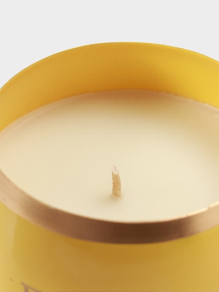 Свеча в чаше Yoga heal the soul, 200 г, 8.5×7 см, соевый воск, жёлтая