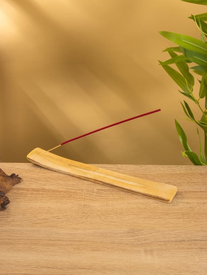 Благовония в тубусе «Роза», 30 штук с деревянной подставкой