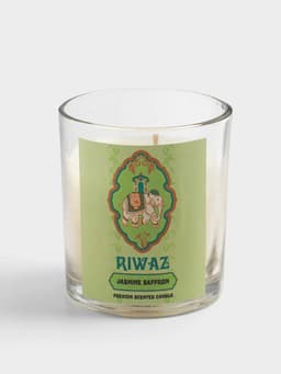 Свеча ароматическая в стекле «Жасмин и Шафран», соевый воск, 120 г