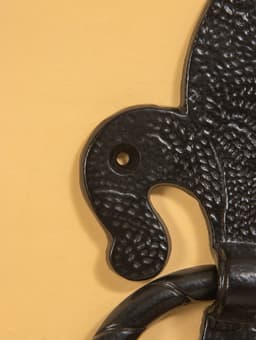 Дверной молоток «Геральдическая лилия», 10×20 см