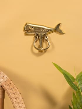 Дверной молоток «Кашалот», 11×16 см