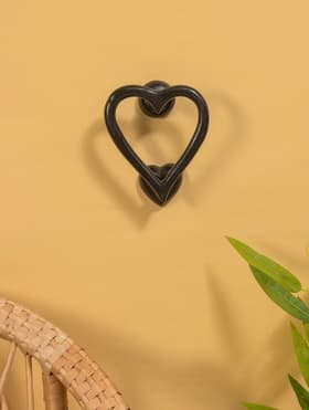 Дверной молоток «Сердце», 12×11 см