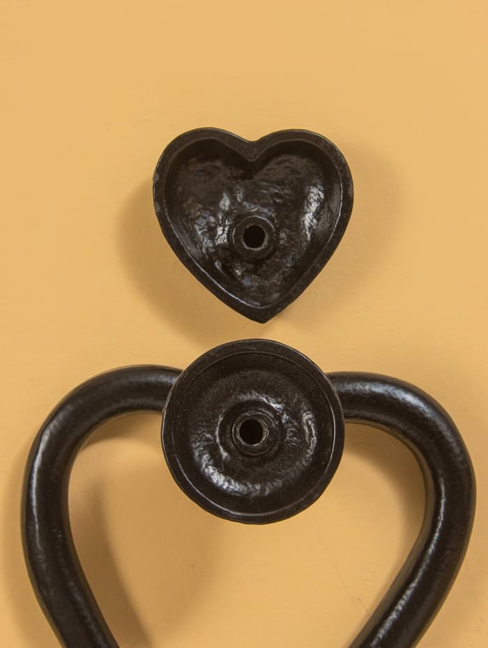 Дверной молоток «Сердце», 12×11 см