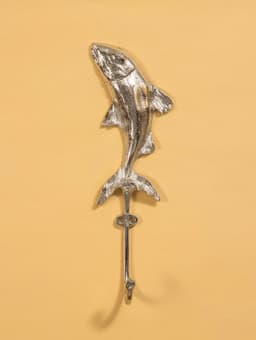 Крючок настенный «Рыба», 9×6.5×28 см, алюминий