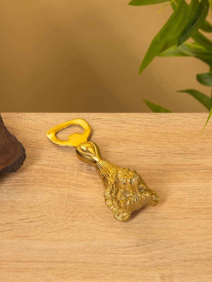 Открывашка «Лев», 5×5×14 см, алюминий