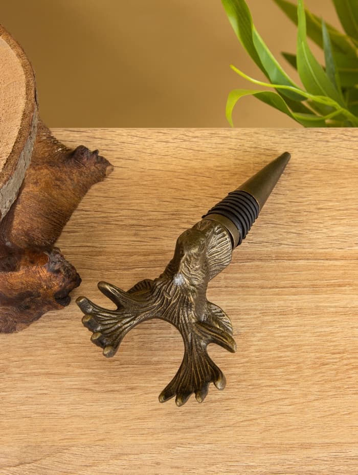 Пробка для бутылок «Лось», 7.3×5.3×15.5 см, алюминий