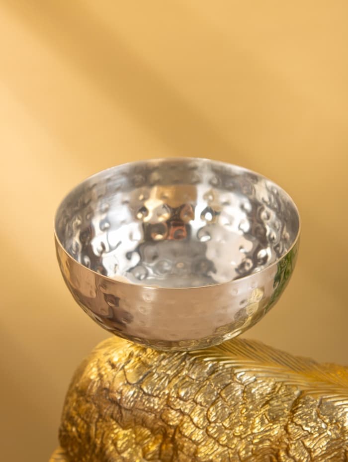 Сувенир с чашей «Медведь» 21.5×10×18.5 см, алюминий