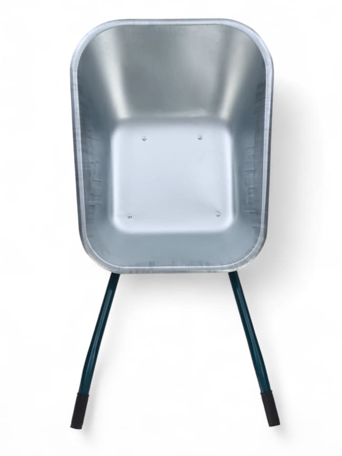 Тачка садовая, 1 пневмоколесо: груз/п 130 кг, объем 65 л, кузов 0.6 мм