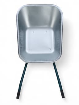 Тачка садовая, 1 пневмоколесо: груз/п 130 кг, объем 65 л, кузов 0.6 мм