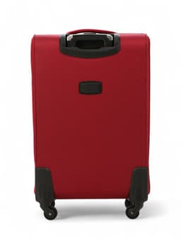 Чемодан на колёсах средний 72 л (M), на молнии, с увеличением, кодовый замок, 4 колеса, красный