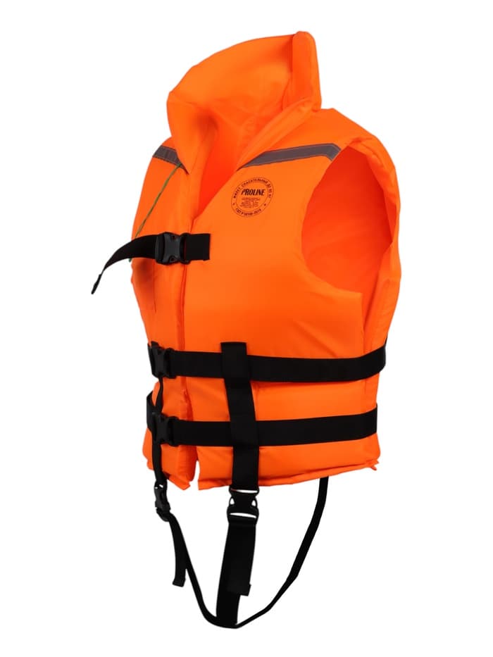 Спасательный жилет до 80 кг, р. 48-64, взрослый, оранжевый