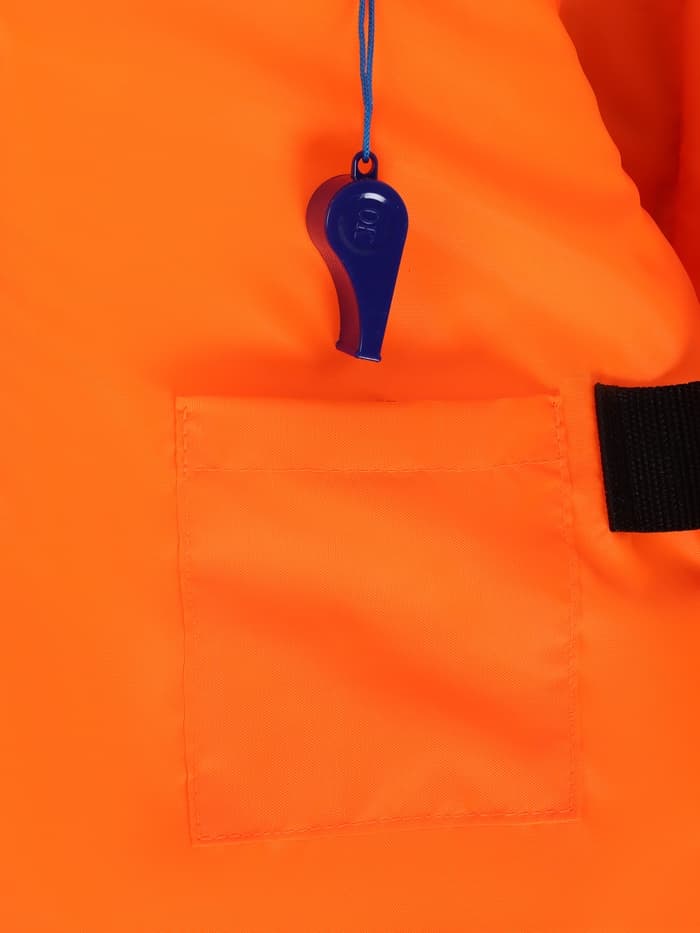 Спасательный жилет до 120 кг, р. 56-68, взрослый, оранжевый