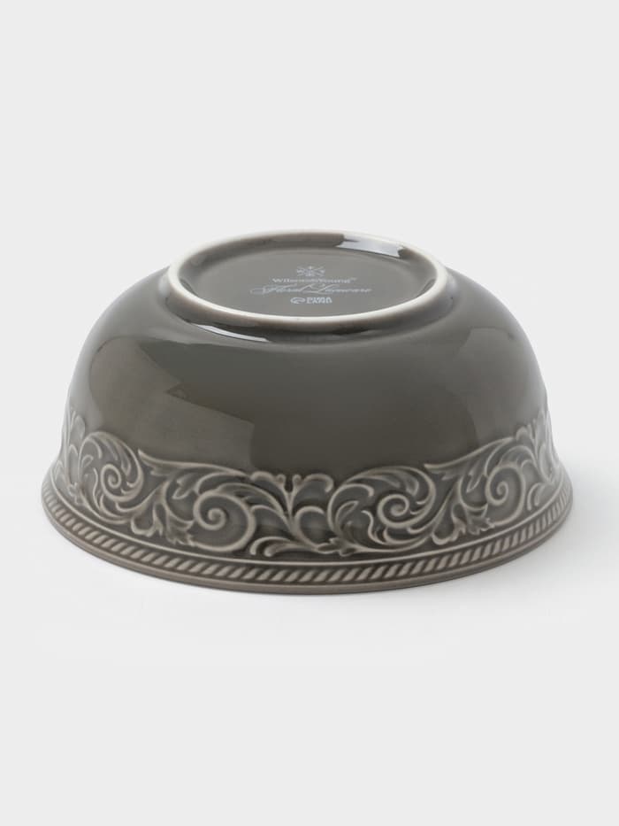 Салатник WY Floral Laceware, 700 мл, d=15 см, фарфор, серая