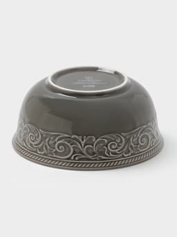 Салатник WY Floral Laceware, 700 мл, d=15 см, фарфор, серая