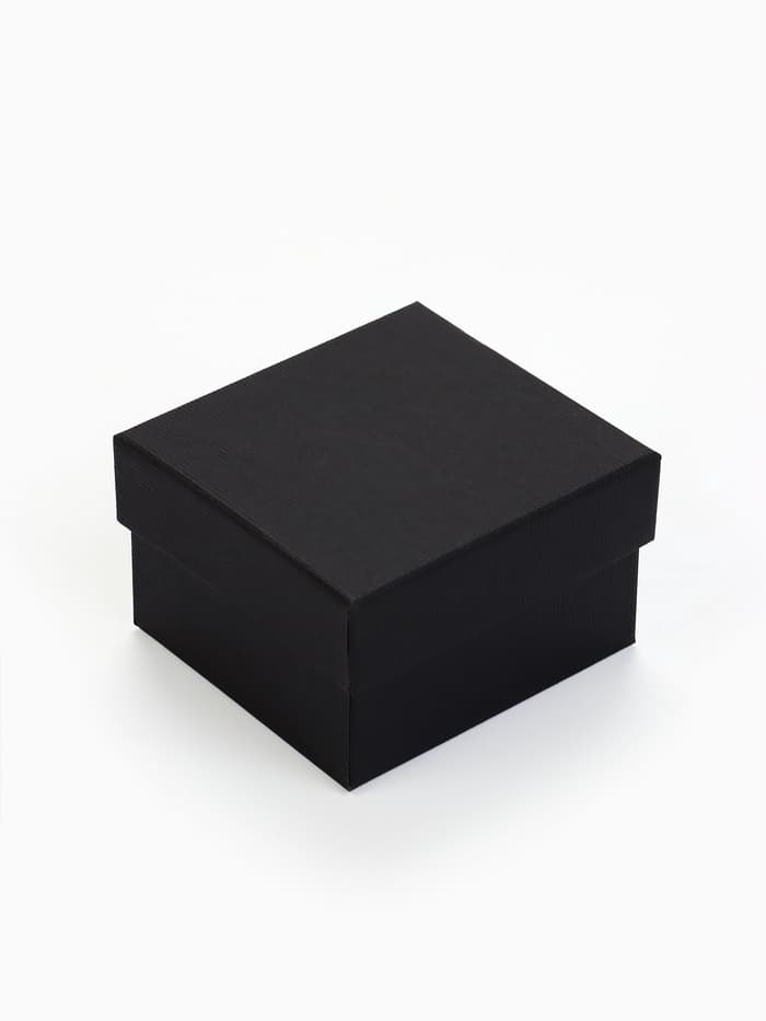 Коробочка подарочная для часов, 9×8×5 см, подушечка 8×7.5×4.5 см, чёрная, с чёрной вставкой