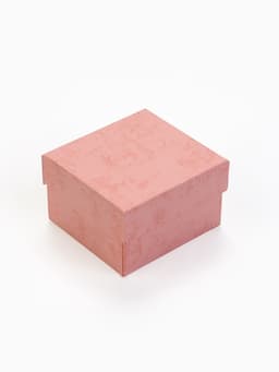Коробочка подарочная для часов, 9×8×5 см, подушечка 8×7×4.5 см, розовая, с белой вставкой
