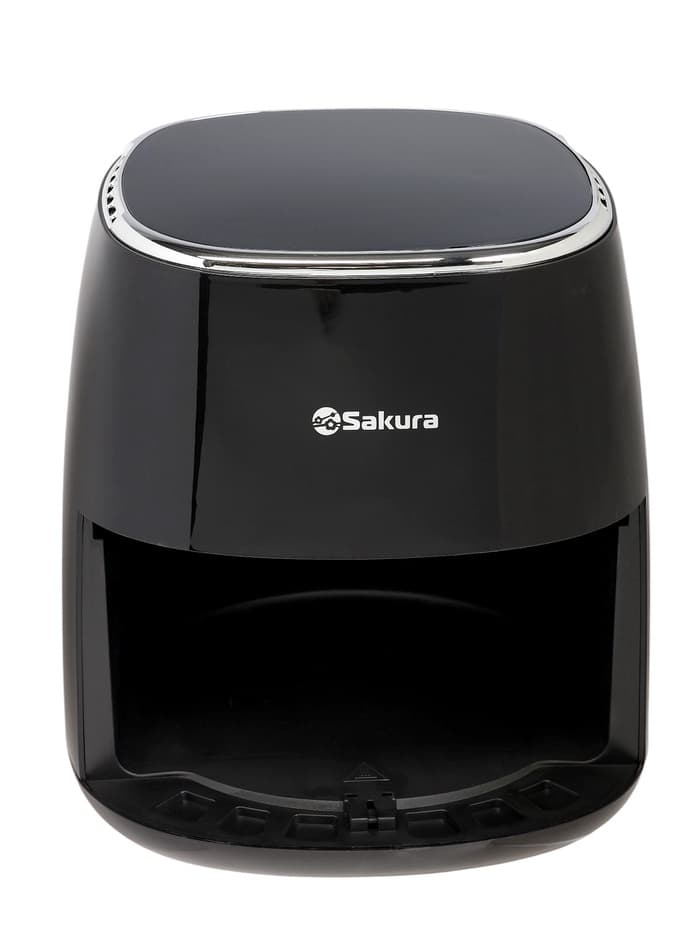 Аэрогриль Sakura SA-7684BK, 5 л, 1500 Вт, 8 программ, сенсорное управление, таймер, чёрный