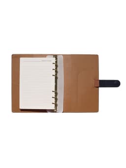 Ежедневник-органайзер, С6, 80 листов, обложка из искусственной кожи, синий