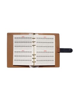 Ежедневник-органайзер, С6, 80 листов, обложка из искусственной кожи, синий