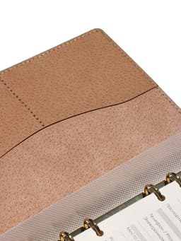 Ежедневник-органайзер, С6, 80 листов, обложка из искусственной кожи, зелёный