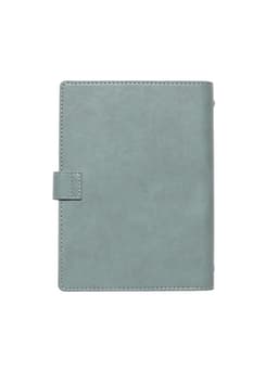 Ежедневник-органайзер, С6, 80 листов, обложка из искусственной кожи, зелёный