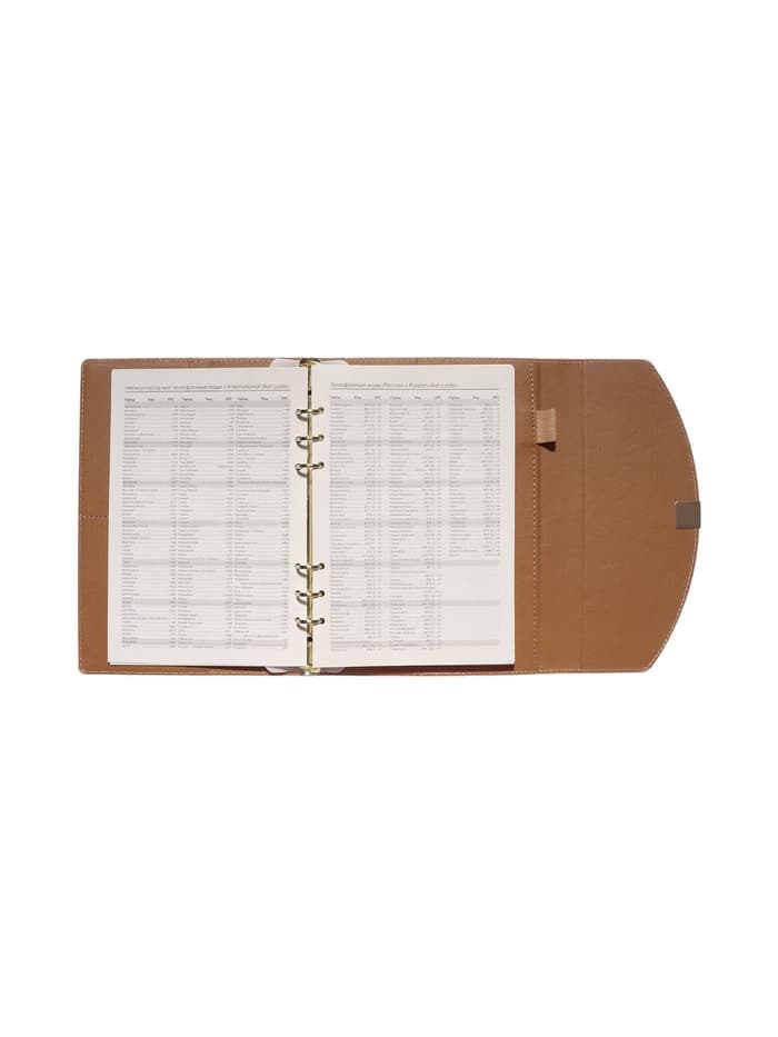 Ежедневник-органайзер, A5, 80 листов, обложка из искусственной кожи, розовый