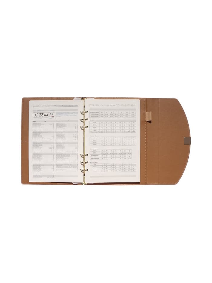 Ежедневник-органайзер, A5, 80 листов, обложка из искусственной кожи, розовый