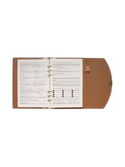 Ежедневник-органайзер, A5, 80 листов, обложка из искусственной кожи, розовый