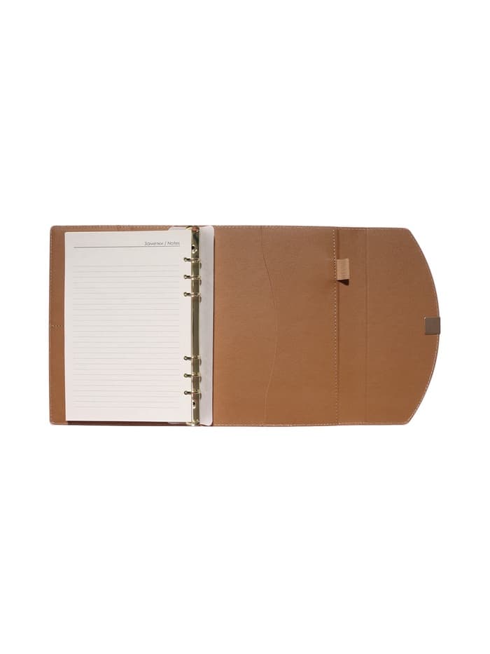 Ежедневник-органайзер, A5, 80 листов, обложка из искусственной кожи, розовый