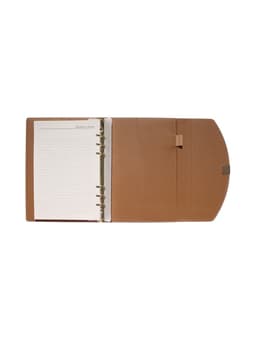 Ежедневник-органайзер, A5, 80 листов, обложка из искусственной кожи, розовый