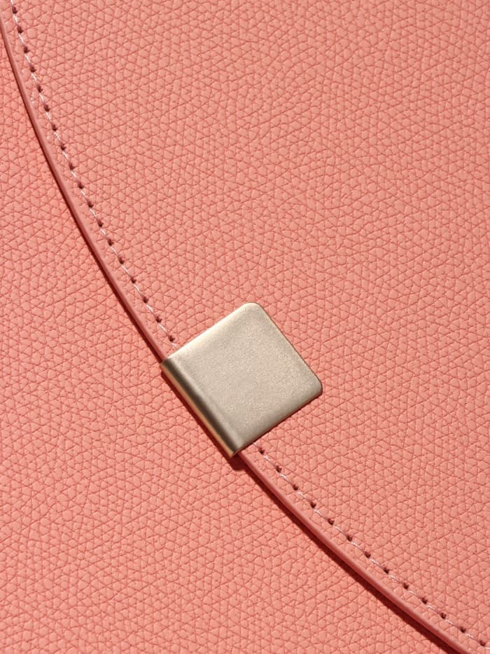 Ежедневник-органайзер, A5, 80 листов, обложка из искусственной кожи, розовый