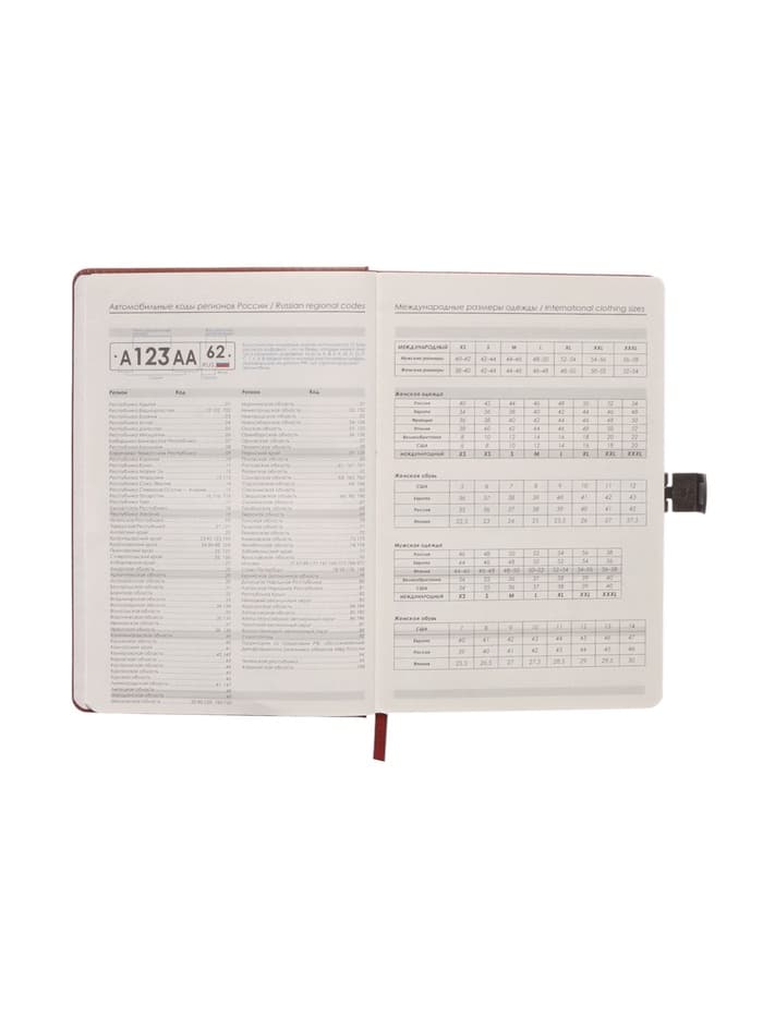 Ежедневник недатированный А5, с хлястиком, 80 листов, в линейку, пвх, коричневый