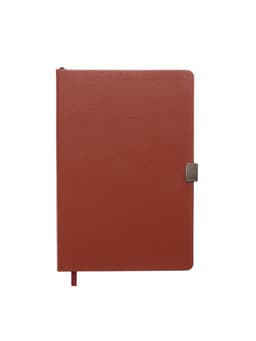 Ежедневник недатированный А5, с хлястиком, 80 листов, в линейку, пвх, коричневый