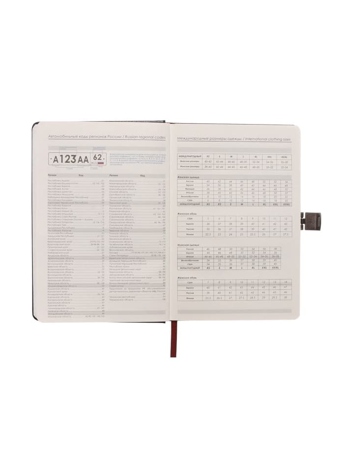 Ежедневник недатированный А5, 80 листов, обложка ПВХ, с хлястиком, чёрный