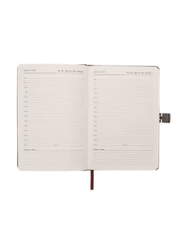 Ежедневник недатированный А5, 80 листов, обложка ПВХ, с хлястиком, чёрный